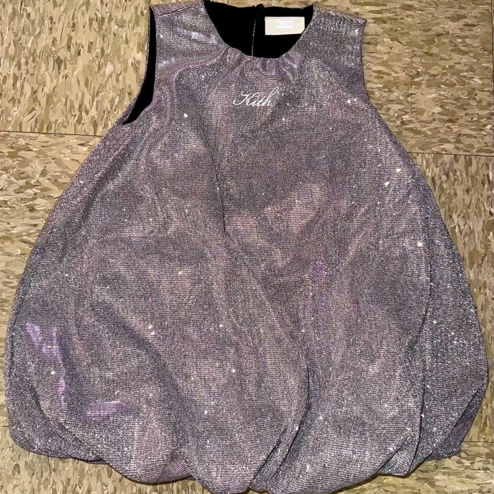 KITH Kids Glittery Dress - Silver